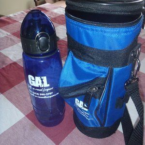 NEW Golf-A-Round Travel Water Bottle & Matching Bag